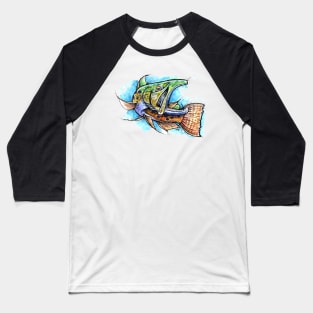 Trout Watercolor Baseball T-Shirt